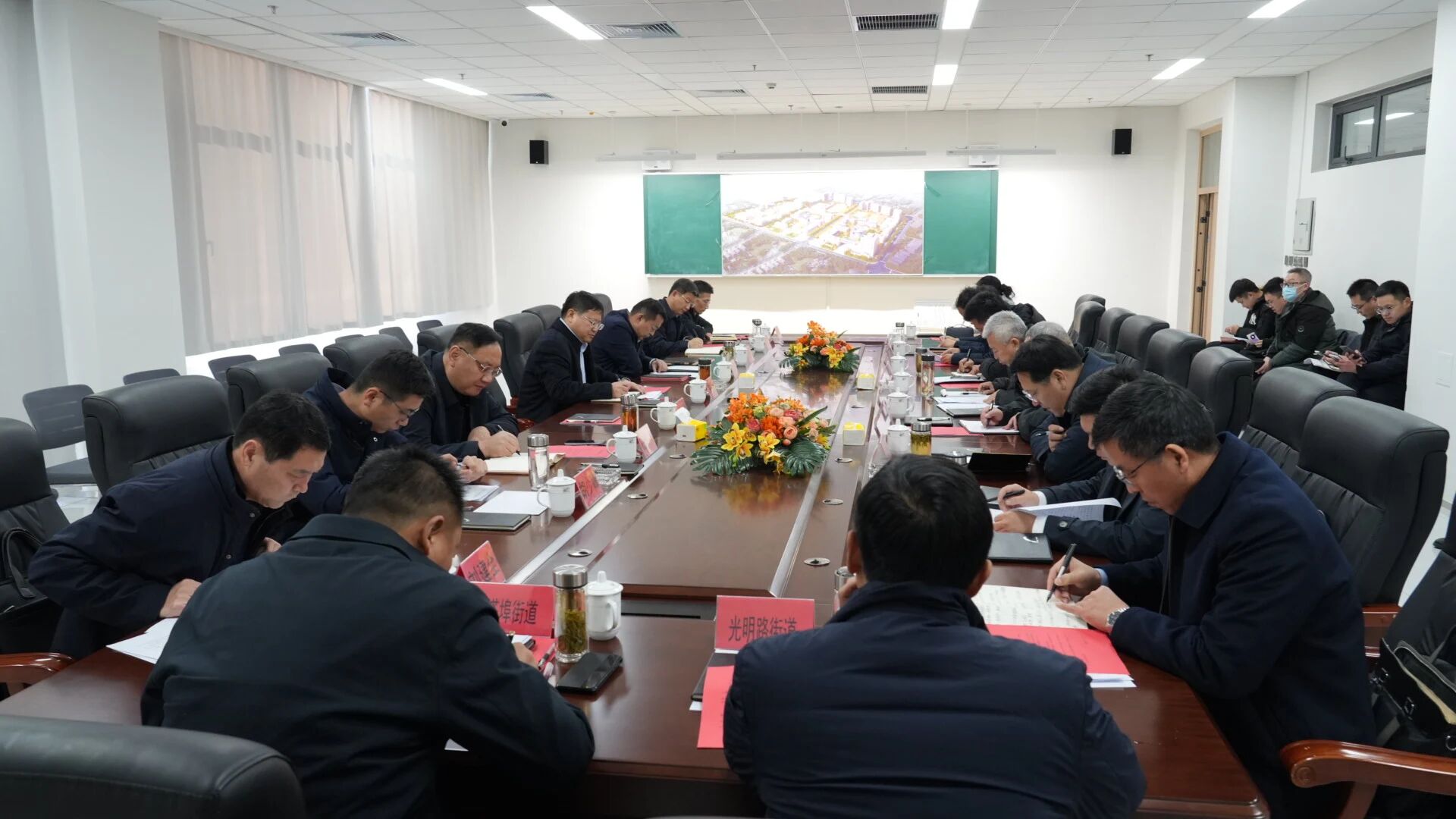 市中区领导新春调研职教园区