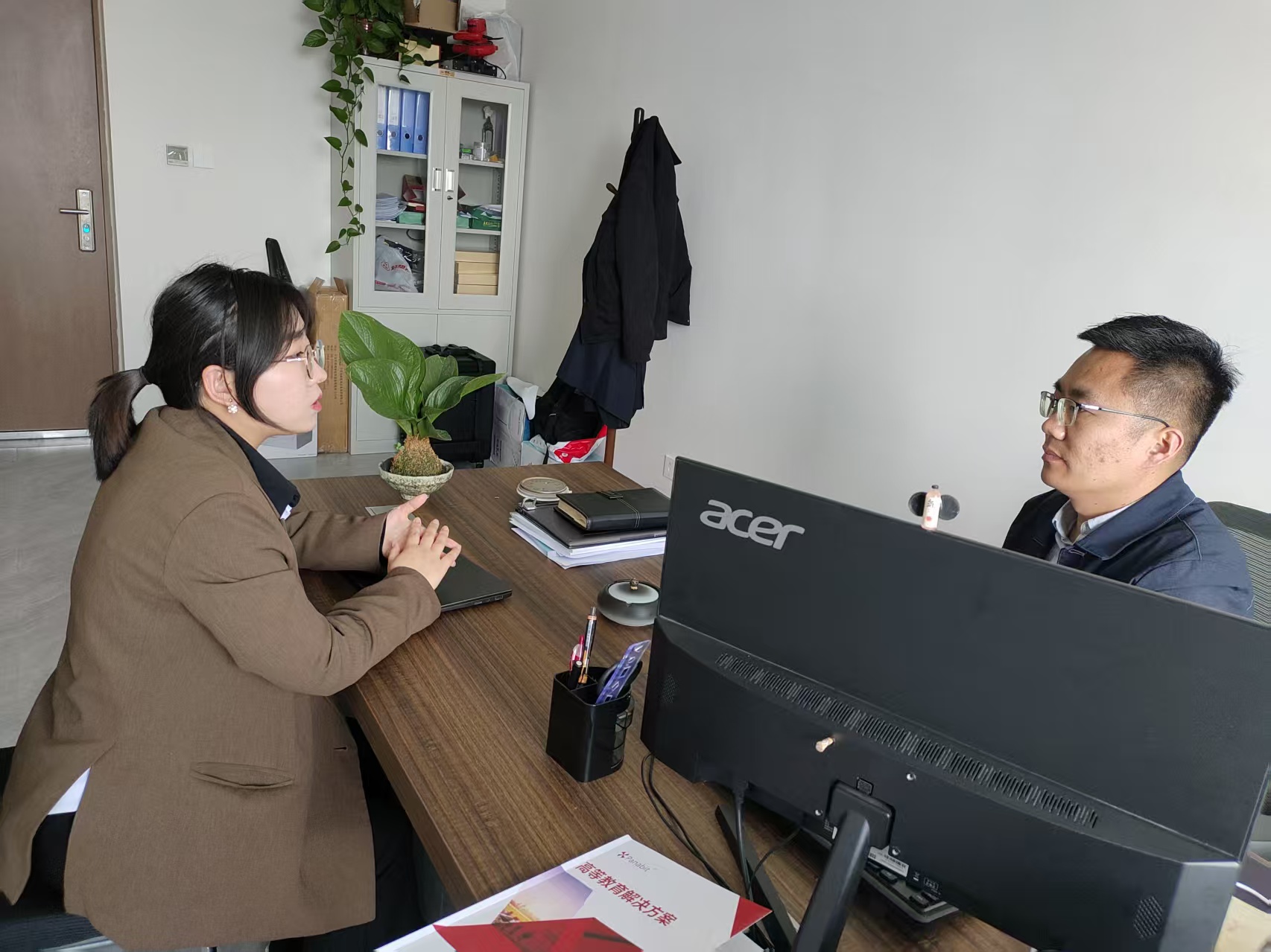 深化校企交流 赋能智慧校园建设&mdash;&mdash;图文信息处与北京派网开展交流研讨